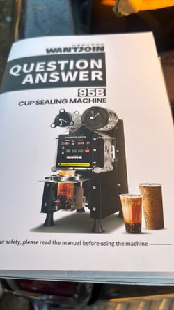 Cup sealing maching