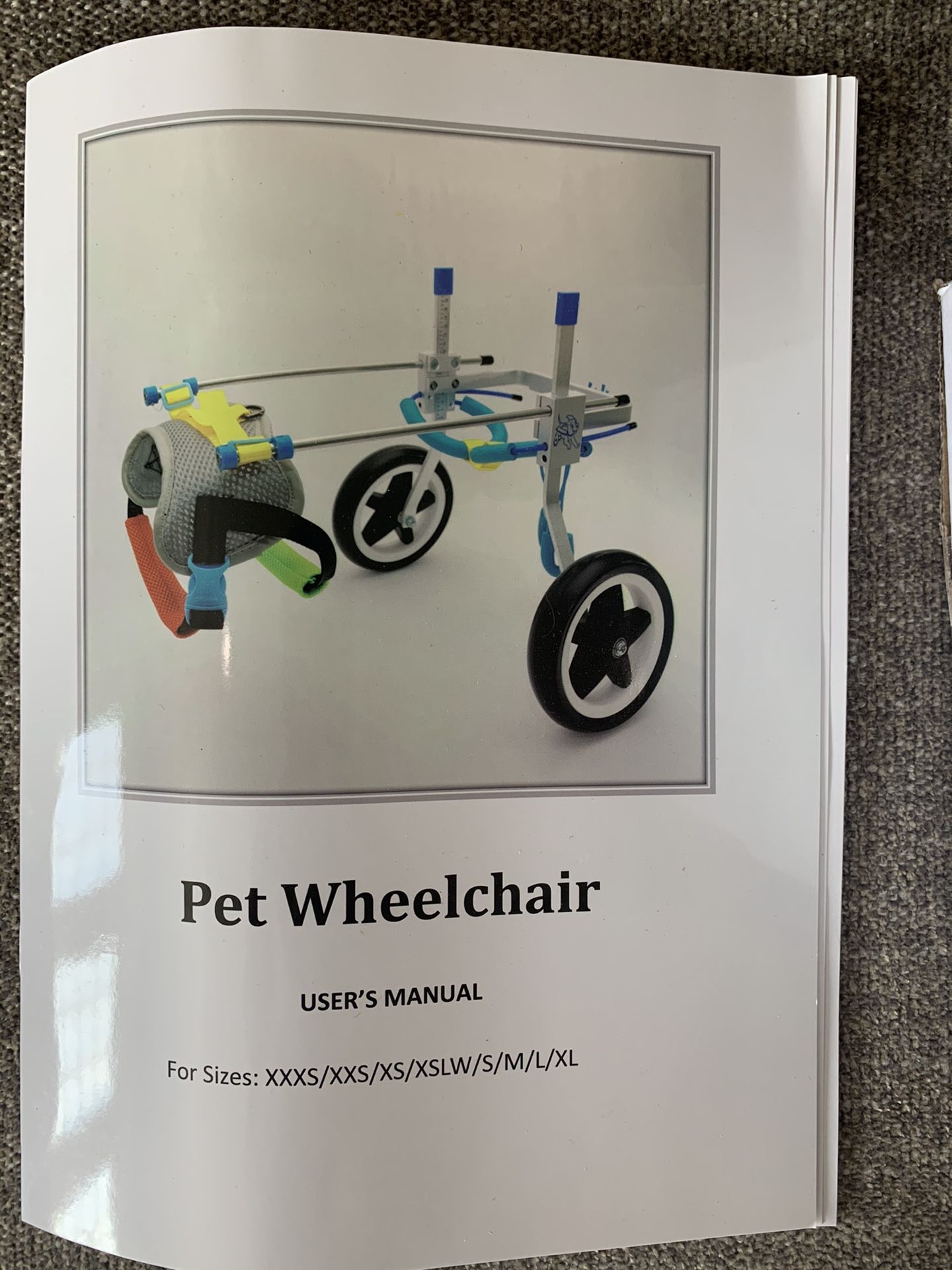Pet wheelchair
