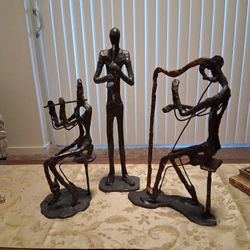 METAL Sculptures -  Musicians At Play,