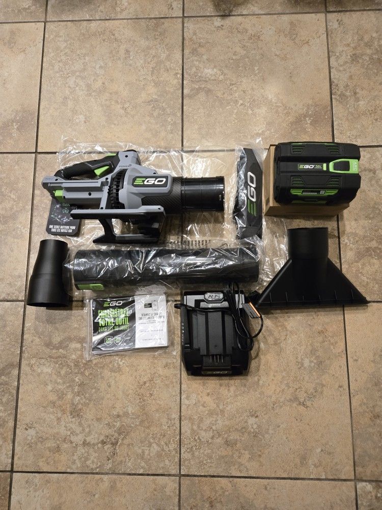 Ego Power + 56 Volt 880 CFM 200 MPH Handheld Leaf Blower (1) 4 Ah Battery And Charger Included