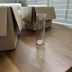 Small Cylinder Glass Vases
