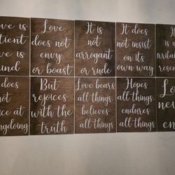 Wedding Aisle Signs Set Of 10 