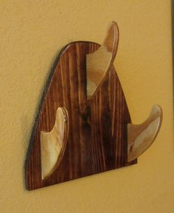 Surfboard towel rack, hat, coats