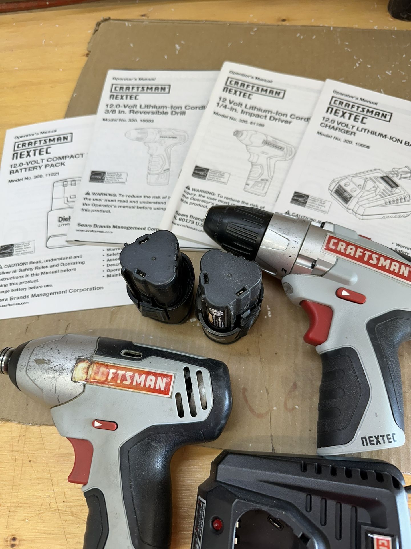  $$ 20 Craftsman Drill Combo Set (cordless)