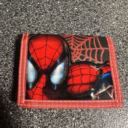 Spiderman Bifold Wallet Fabric Rubber
