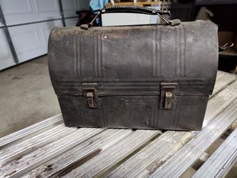 Antique Metal Lunch Box 