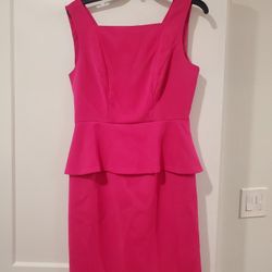 Anne klein hot pink Women dress sz 6