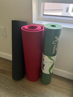 3 yoga mats