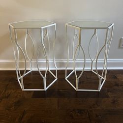 Mirrored Side Tables - Set Of 2