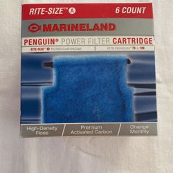 Marineland Rite Size A Filter 6 Count