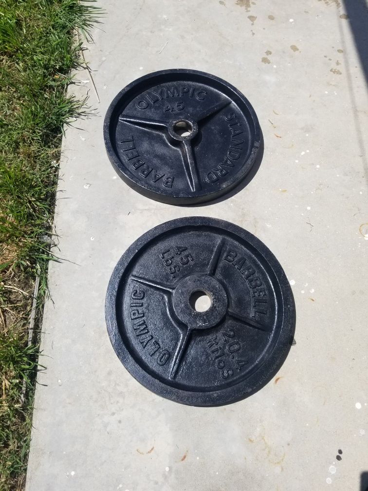 45 lb plates for Sale in Lynwood, CA OfferUp