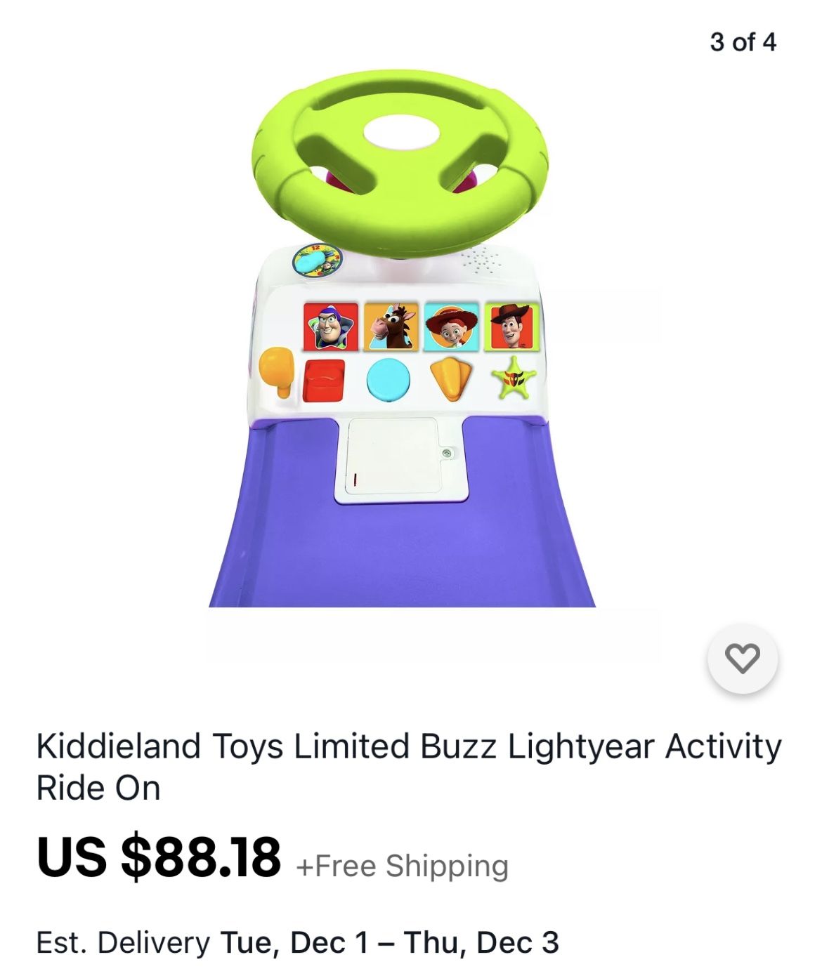 Buzz Lightyear Toddler Ride On