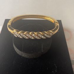 Gold Plated Bracelet With Stone