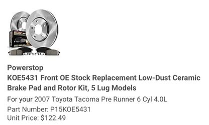 2x Brake Rotors