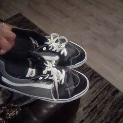Grey And Black Vans Size 13