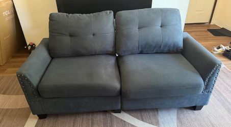 Modern Belffin Loveseat Sofa
