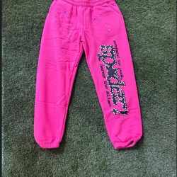 Pink Sp5der Pants