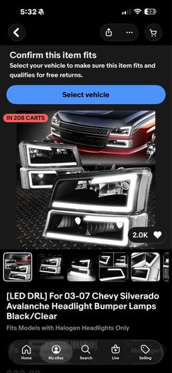 99-06 Silverado headlights