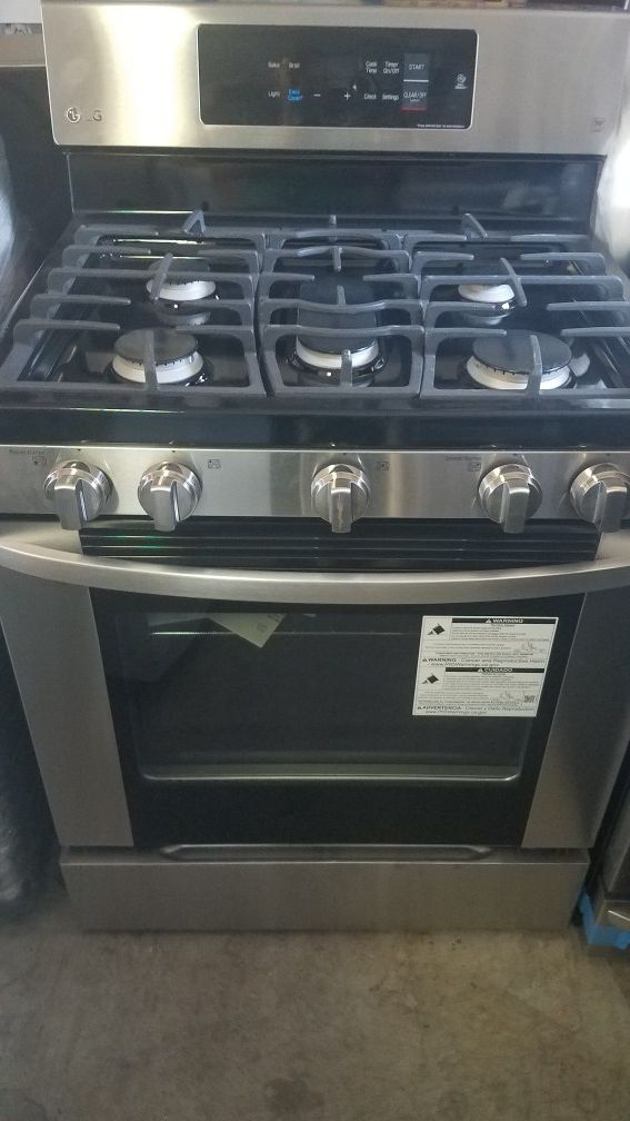 Brand new LG 5 burner gas stove