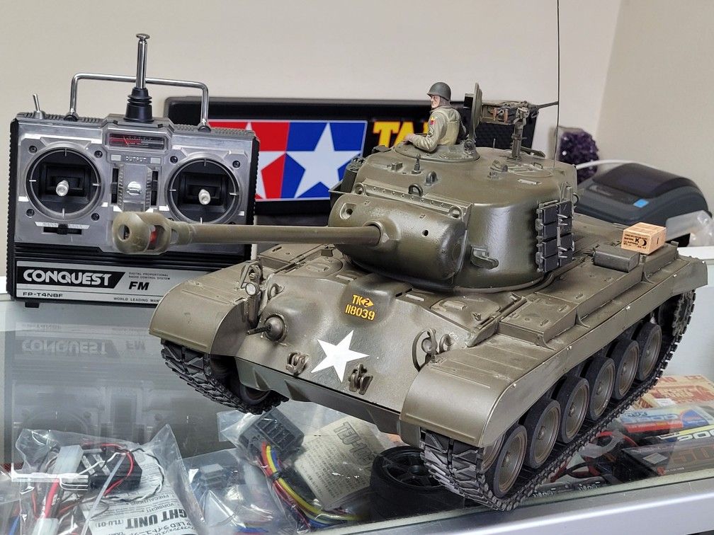 Tamiya 1/16 M26 Pershing Full Option DMD T-06 Unit w/Futaba Remote Control 56016
