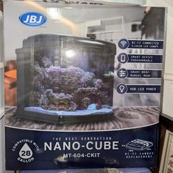 JBJ NANO-CUBE Replacement Hood ONLY (Not The Fish Tank ) & Extra Supplies 