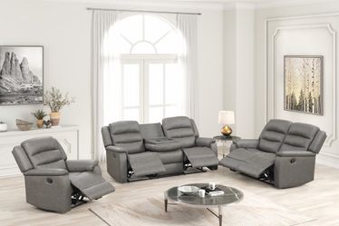 Hope Grey Reclining 3pc 🌺🤓🥰😎📍🌺🤓🔥🚛