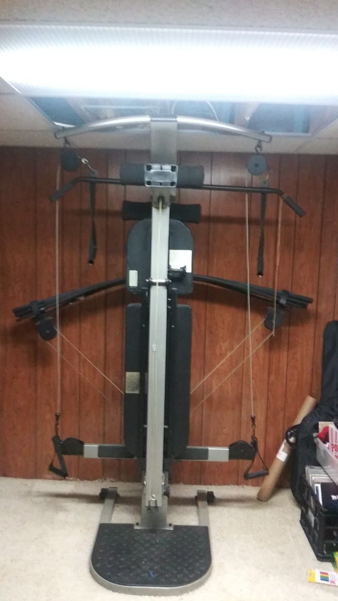 Home gym, exercise equipment