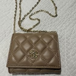 Short Wallet On Gold Chain