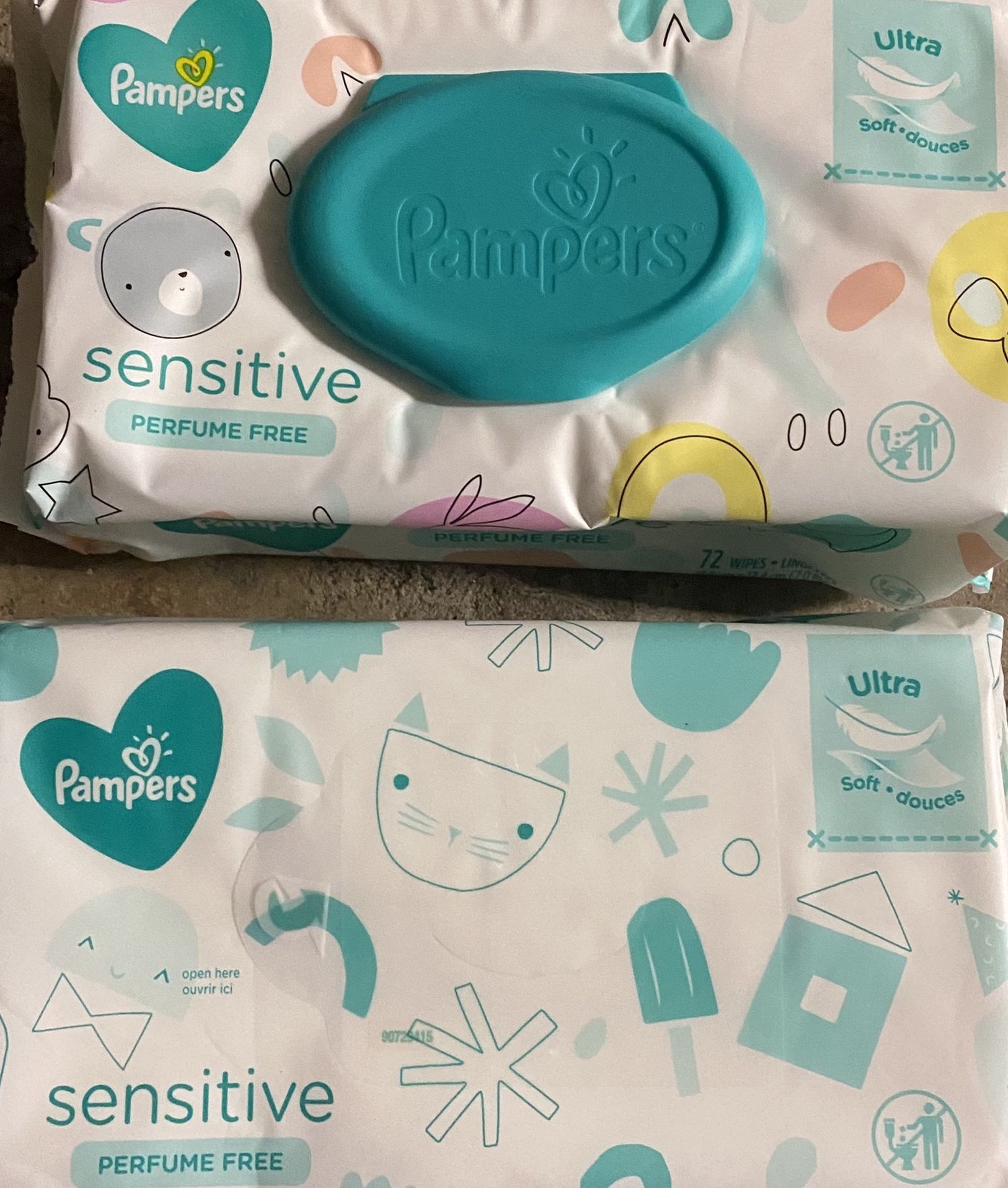 Pampers Sensitive Skin Wipes - Perfume Free