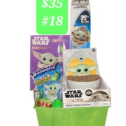 Baby Yoda Mandalorian  Easter Basket 