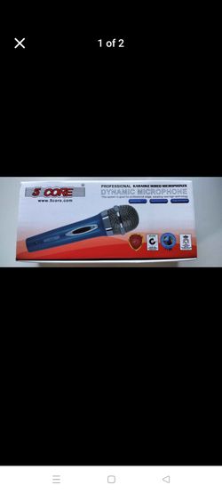 New professional microphone