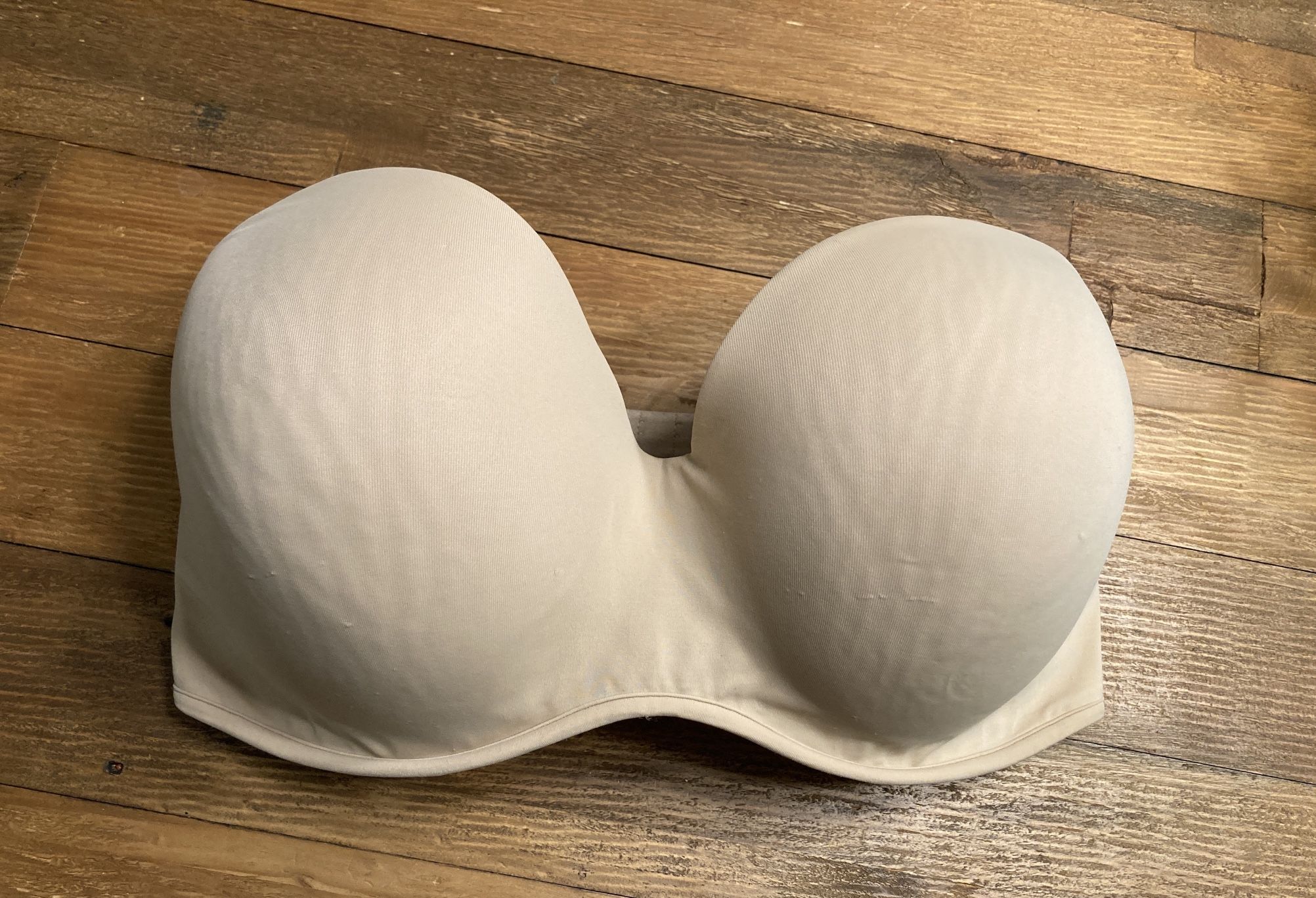 Cacique 38H boost multi-way strapless bra nude