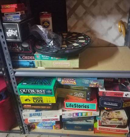 Huge Lot of Board Games and Puzzles