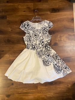 Bailey Blue Floral Fit and Flare Dress
