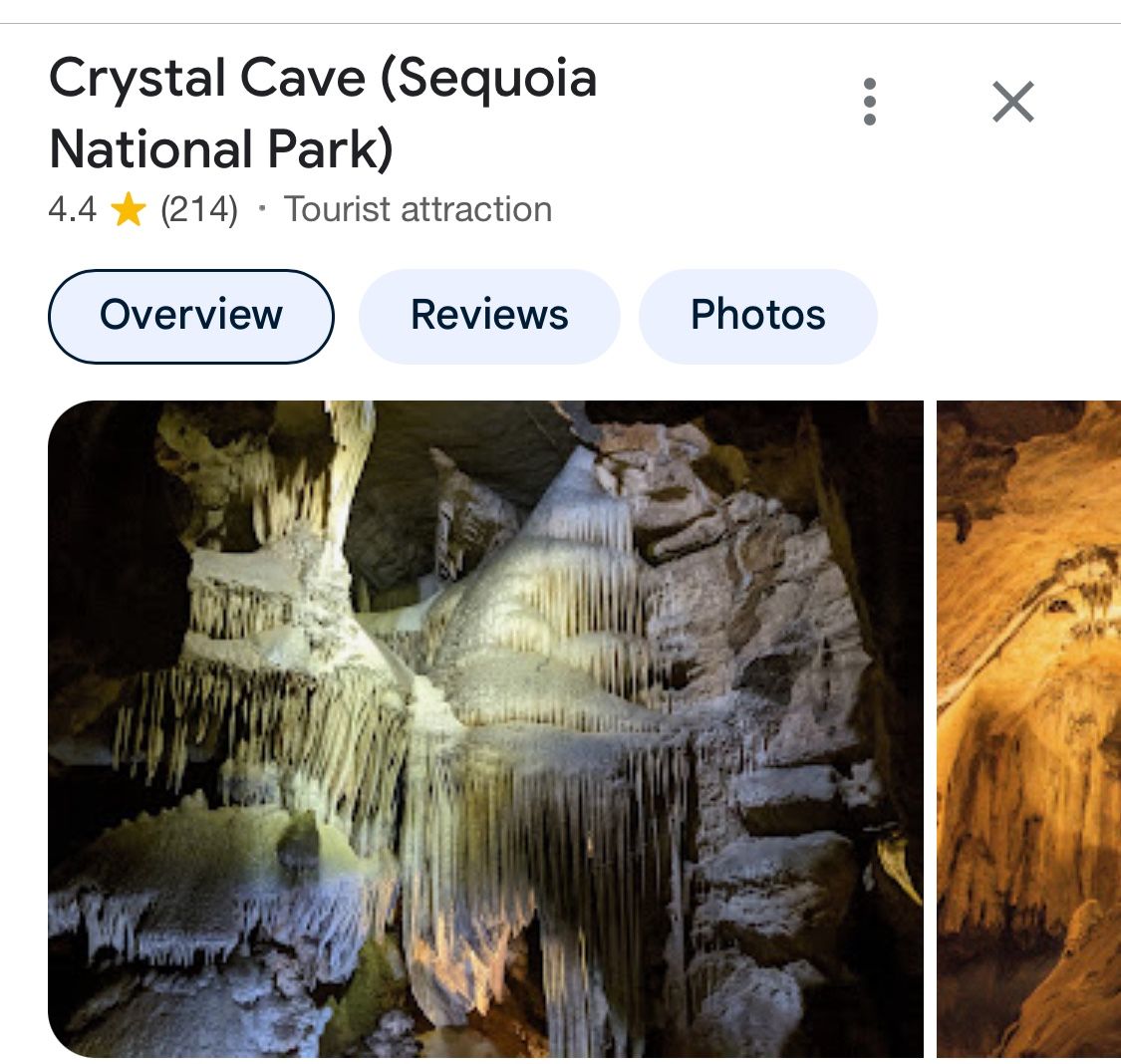 4 Tickets To Crystal Cave