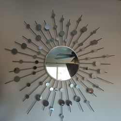 3 Ft Large Sunburst Mirror