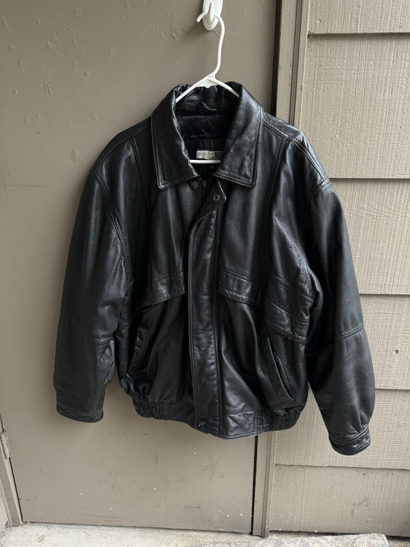 William Berry Leather jacket black