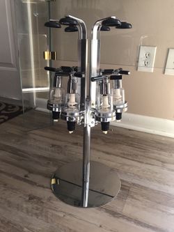 6 Bottle Liquor Dispenser, perfect for holidays, parties