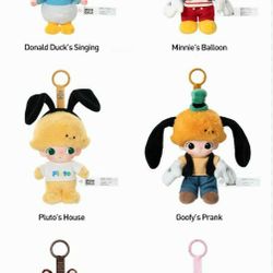 New Sealed Authentic Popmart Dimoo World Disney Series Vinyl Plush Set Box 