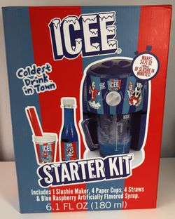 NEW ICEE Slushie Maker Starter Kit-Model BH9268 (Unused, No Accessories)🔵See FULL Details Below🔵