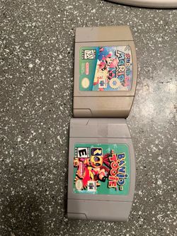 Super Mario 64 & Banjo-Tooie N64 Cartridges