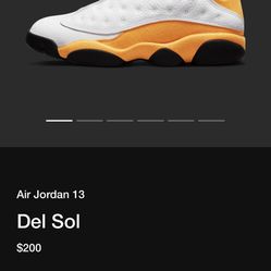 Jordan 13 Del Sol