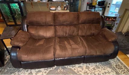 Ashley Home Furniture Couch and matching recliner