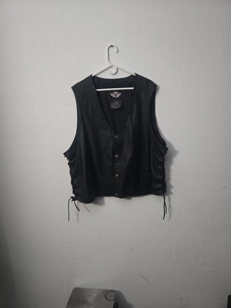 Men's Harley-Davidson Genuine Leather Vest