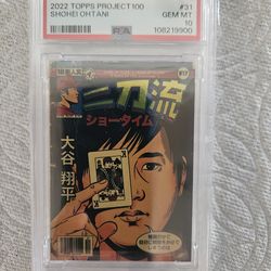 2022 Topps Project 100 Shohei Ohtani #31 PSA 10