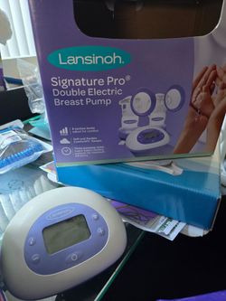Lasinoh breast pump and supplies