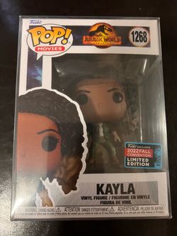 Funko Pop Kayla Jurassic World #1(contact info removed) Fall Convention
