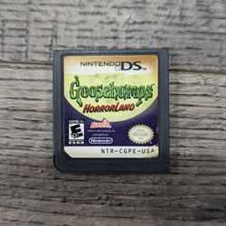 Nostalgic Nintendo DS Game: Goosebumps Horrorland