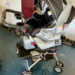 Chicco Infant Car Seat + Stroller Travel System – Excellent Condition