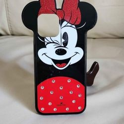 Minnie Mouse iPhone Case (2013) - Disney Glitter & Swarowski Rhinestones, Like New